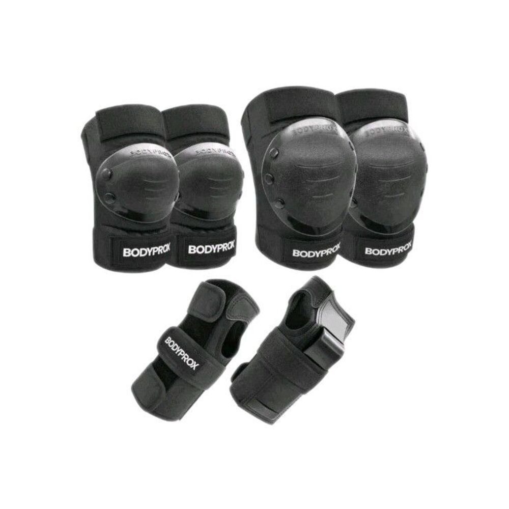 New Bodyprox Small 3-in-1 Protective Set Knee Elbow Wrist Pads Skateboarding